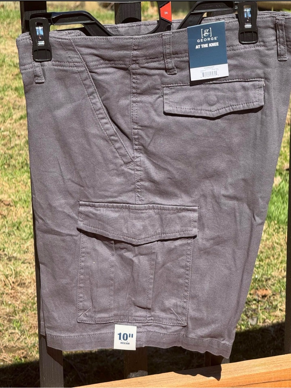 George Gray Cargo Shorts with Utility Pockets